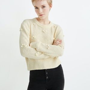 NEW | Madewell | Cropped | Dotted Pullover Sweater